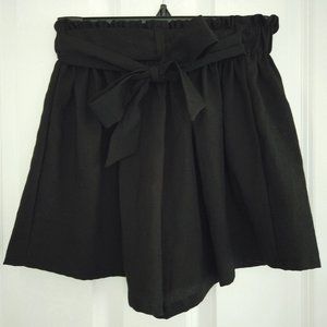 Yesstyle Black Paperbag Shorts (One Size)